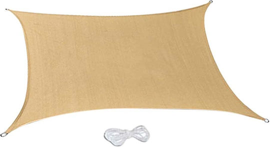 Bormann Shade Sail Beige With Hoop 3x4m