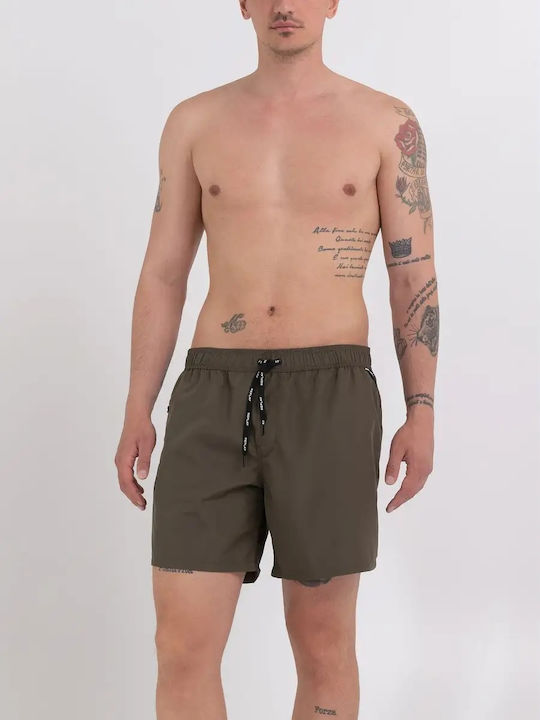 Replay Herren Badebekleidung Shorts Khaki