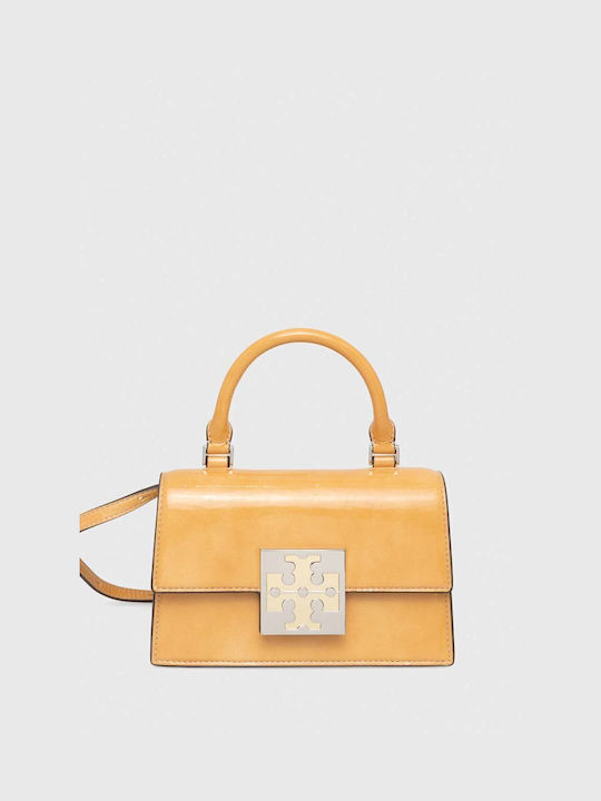 Tory Burch Din piele Geantă de damă De mână Galbenă