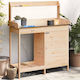 vidaXL Decorative Workbench Garden Wooden 110.5...