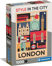 1000 Piece Puzzle Style In City London