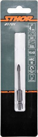 Sthor Diamond Drill with Hexagonal Shank 4mm