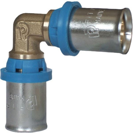 Rinaldi Pettinaroli Γωνιακή σύνδεση σωλήνα Mehrschichtige Rohre 16mm 84061