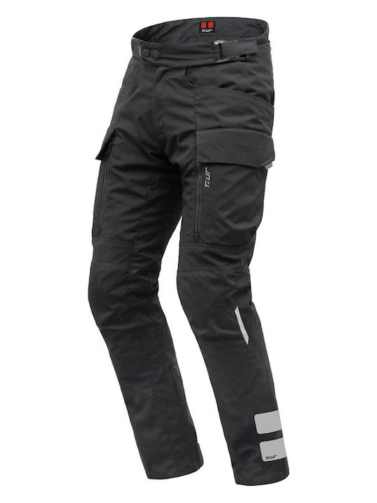 Tur Men's Winter Motorcycle Waterproof Pants Black