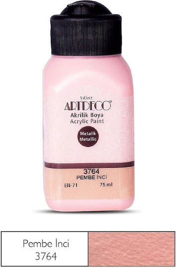 ArtDeco Acrylic Paint Set Pink Pearly 3764 75ml 1pcs