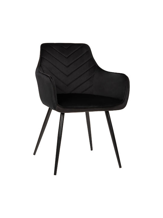 Latrell Stühle Speisesaal Black 1Stück 55x57x84cm