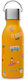 Qwetch Kinder Isolierte Trinkflasche 350 ml Honolulu Gelb
