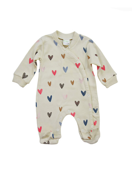 Poulain Set Baby Strampler Beige