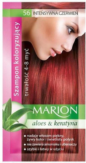 Marion Coloring Shampoo 4-8 Washes 56 Intense Red 40ml