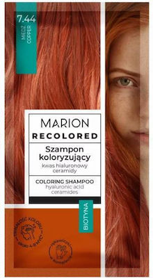 Marion Recolored Coloring Shampoo 7.44 Copper 35ml