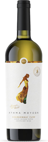 Κτήμα Μουσών Κρασί Chardonnay Λευκό Ξηρό 750ml