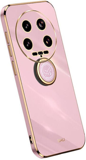 Xinli Straight Back Cover Σιλικόνης Μωβ (Xiaomi 14 Ultra)