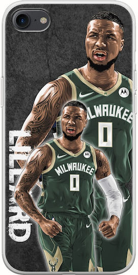 Nba Stars - Damian Lillard Back Cover Silicone Multicolour (iPhone SE 2020)