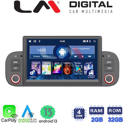 LM Digital Car-Audiosystem für Fiat Panda 2012 > 2021 (Bluetooth/USB/WiFi/GPS/Android-Auto)