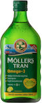 Moller's Cod Liver Oil Lebertran Geeignet für Kinder 250ml Zitrone