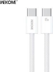 WK USB 2.0 USB-C мъжки - USB-C мъжки 65W 1м (WDC-21C)
