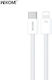 WK USB-C to Lightning Cable 27W Λευκό 1m (WDC-21L)