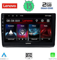 Lenovo Car-Audiosystem 2DIN (Bluetooth/USB/AUX/WiFi/GPS/Apple-Carplay/Android-Auto) mit Touchscreen 9"