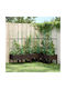 vidaXL Planter Box Plastic Brown 160x120x142.5cm.