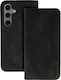Wonder Back Cover Δερματίνης / Σιλικόνης Μαύρο (Galaxy S24+)