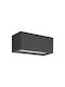 Eurolamp Επιτοίχια Εξωτερική Πλαφονιέρα E27 IP54 11x25x10εκ.