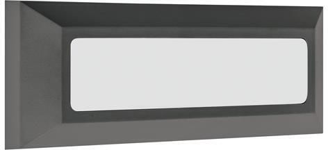 Eurolamp Стенен Външен Плафон LED IP65 4W с Топло бяло Светлина 23x8εκ.