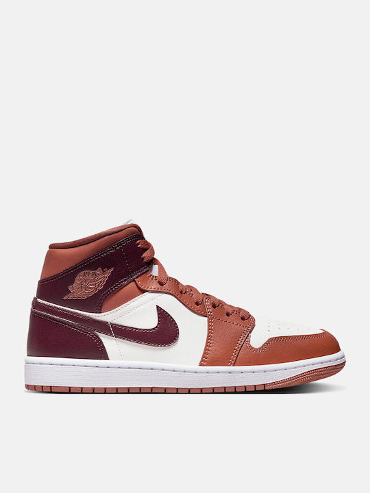 Air  1 Mid Boots Orange
