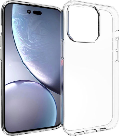 eSTUFF Infinite Back Cover Silicone Transparent (iPhone 14 Pro)