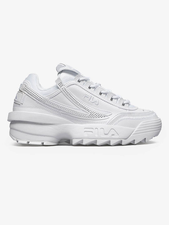 Fila Ii Exp Γυναικεία Chunky Sneakers White / Metallicsilve