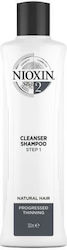 Nioxin System 2 Cleanser Shampoo Cleansing Shampoo Normal Significantly Thinning Hair 300ml