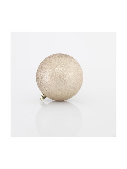 Hanging Ball Ornament Ornament Plastic Ecru 10c...