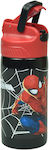 Alouette Παιδικό Παγούρι Spiderman Ανοξείδωτο με Καλαμάκι 500ml