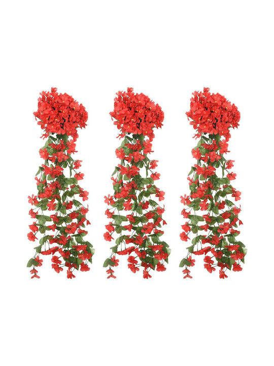 vidaXL Christmas Decorative Flower 3pcs