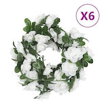 vidaXL Christmas Decorative Flower 6pcs