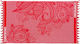 Beauty Home Beach Towel Pareo Red 160x90cm.