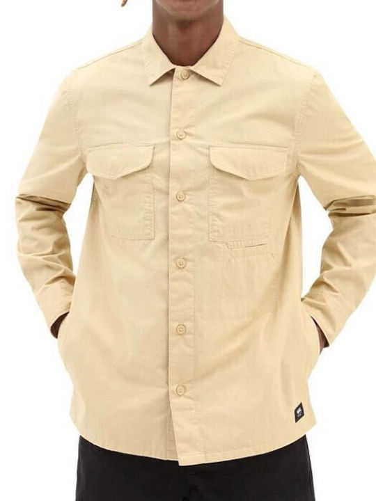 Vans Men's Shirt Long Sleeve Cotton Taos Taupe