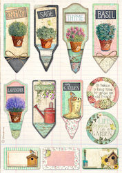 Decoupage Rice Paper Stamperia 21x29cm A4 Garde...
