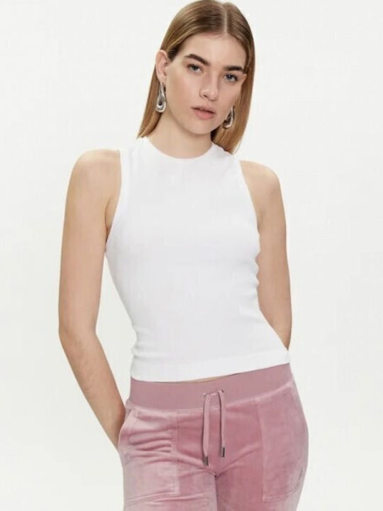 Women's Blouse Cotton Sleeveless White