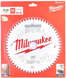 Milwaukee 4932471317 Cutting Disc Wood Hole Diameter 216mm 1pcs