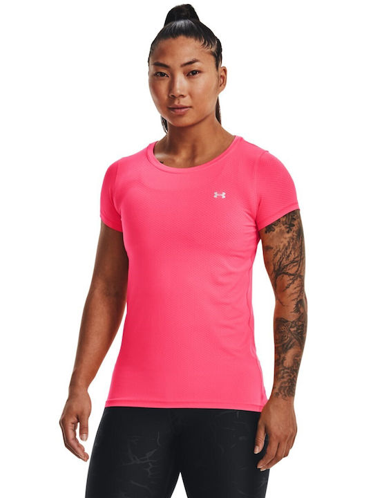 Under Armour Damen Sport T-Shirt Fuchsie