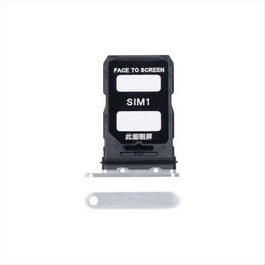 Слот за SIM Карта Бял за Xiaomi 13 Pro