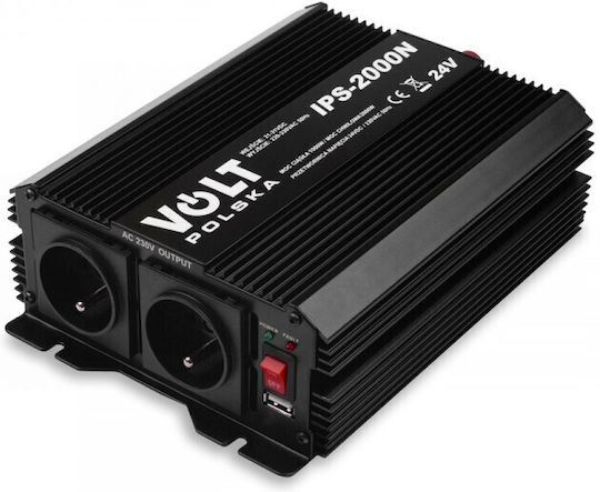 Kamar Invertor Auto Modificat Sine Wave 2000W pentru Convertirea 12V DC în 225V AC