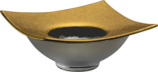 Eisch Servierschüssel Rund Gold mit Durchmesser 25.5cm 2Stück