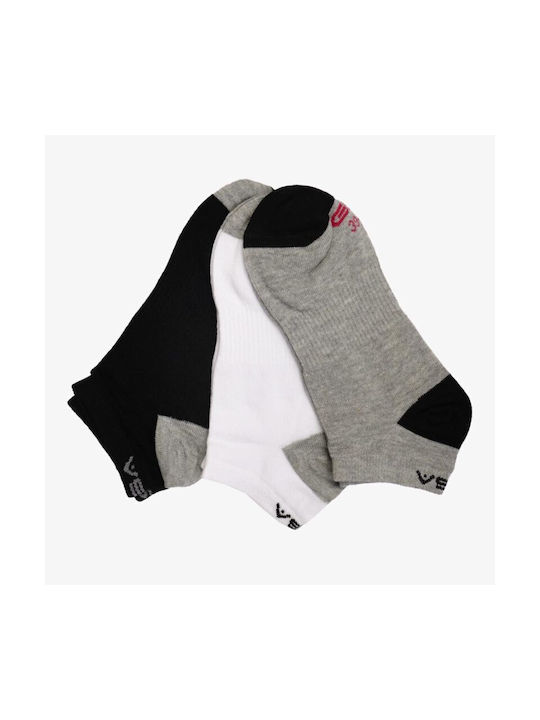 GSA Ανδρικές Κάλτσες Black/white/grey 3Pack