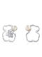 Tous Silueta Earrings made of Silver with Pearls