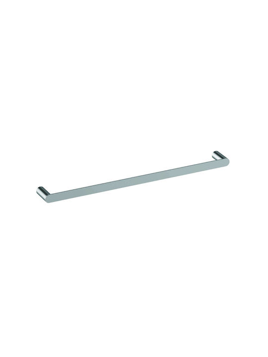 Orabella Single Wall-Mounted Bathroom Rail ​60x6.3cm Silver