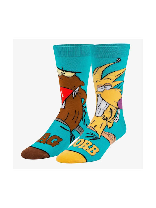 Odd Sox Men's Socks Teal