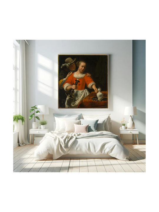 A Young Painting on Canvas 110x110cm