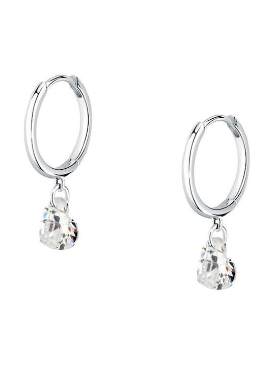 La Petite Story Earrings made of Silver with Stones