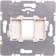 Hager Switch Support Base 1 Position in White Color 454002